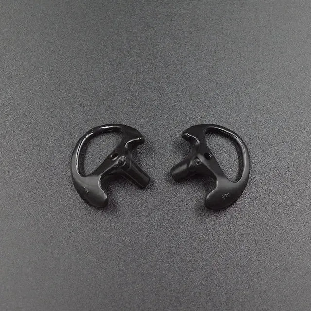 2Pcs Ear Molds Soft 2-Way Radio Earmold Replacing Earpiece Insert for Acoustic Coil Tube audio kits Headphone Accessories