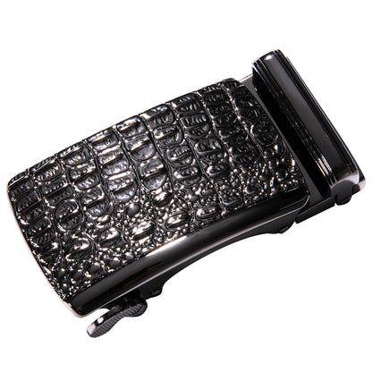 60 Kinds Metal Mens Relacement Belt Buckles Button Sliding Buckle Without Belt Black Gold Blue for 3.5 cm Ratchet Belts ONLY