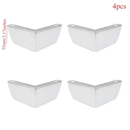 4Pcs, Pack Furniture Legs, Furniture Feet Metal, Sofa Legs Replacement, Coffee Table - Cupboard Cabinet - TV Stand Feet