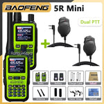 UV 5R Mini Baofeng Walkie Talkie Bluetooth 5W Dual-Band VHF/UHF USB-C Charging Fits All Team Operations For Hotel Security Camp