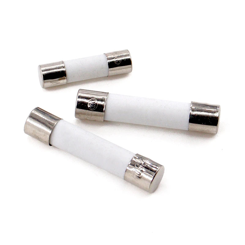 20Pcs, 5x20 6x30mm Ceramic Glass Fuse, 250V 0.2A 0.5A 1A 2A 3A 5A 6A 8A 10A 15A 5*20 6*30, Multimeter Fuses, Auto Insurance Tube