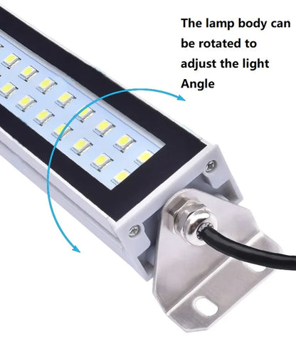 AC100-230V Workshop Lathe Working Lights Industrial CNC Machine Tool Work Light Waterproof Sewing Lighting Aluminum Alloy Lamps
