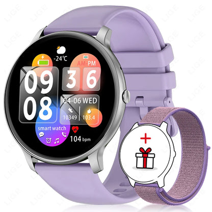 Bluetooth Call Smart Watch Women Custom Dial Watches Men Sports Fitness Tracker Heart Rate Smartwatch For Android iOS