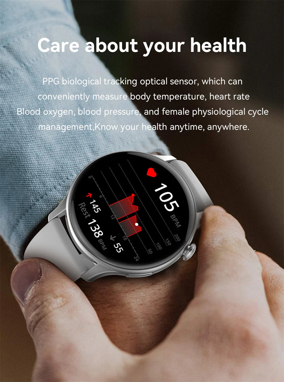 Smartwatch for Women AMOLED Screen Always Display Time NFC IP68 Waterproof Sports Call Women Smart Watch For Women Custom dial