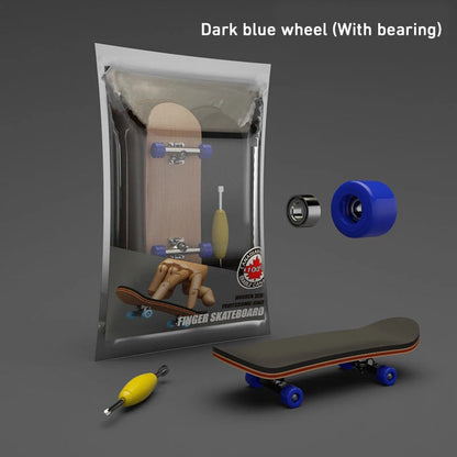 Puzzle Toy Finger Skateboard Maple Wood Fingerboard Hobbies Novelty Anti Stress Sensory Toys For Boy Mini Funny Cute Skate Gift