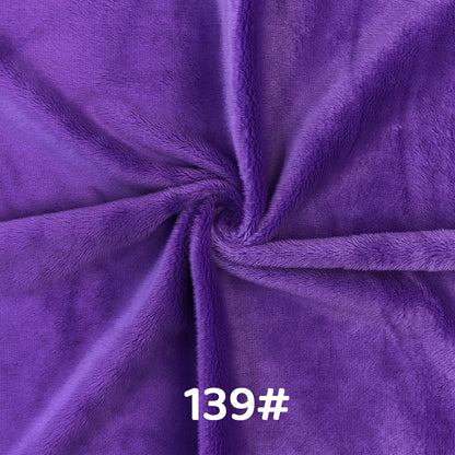 5mm Pile Length Soft Minky Fabric Sewing For Cotton Doll Hair Thicken Encryption Fabric Plush Single Sided Stuffed Animals Toys