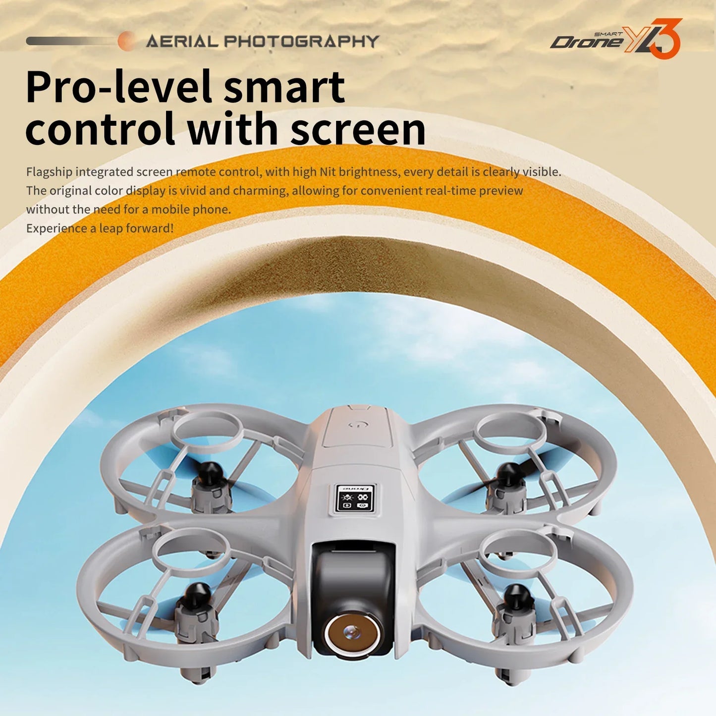New GPS YL3 Drone 8K HD Camera With Screen Remote Control Obstacle Avoidance Aerial Long Battery Life Brushless Motor Quadcopter 2026