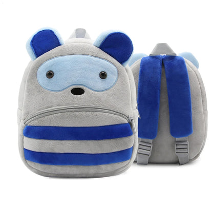 Cartoon Cute Plush Backpack Animal Backpack Boy Girl School Backpack Outing Leisure Bag