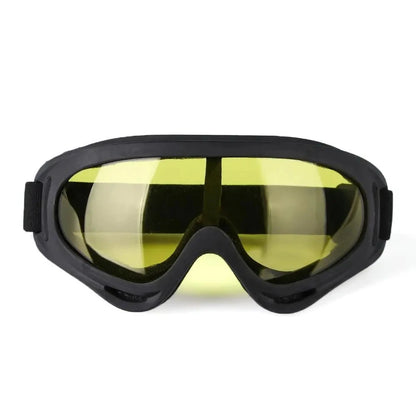 DIZETION 1Pc Winter Windproof Skiing Glasses Goggles Outdoor Sports Eyewear Glasses Ski Dustproof Cycling Lens Frame Sunglasses