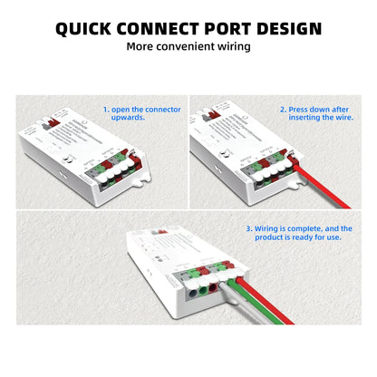 DOMRAEM ESP32 USB-C WLED Digital LED controller RGB IC DIY APP 16A fuse Works with HA/MQTT/Alex WS2811/12/12B/14/05 Sk6812 Strip