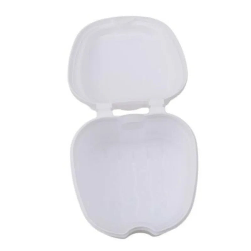 Caja de almacenamiento para dentaduras postizas con cesta colador, caja para dientes postizos, funda para retenedores de ortodoncia