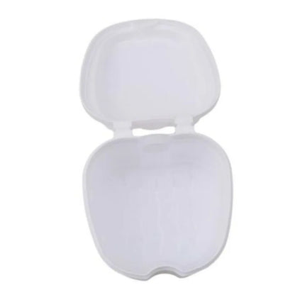 Caja de almacenamiento para dentaduras postizas con cesta colador, caja para dientes postizos, funda para retenedores de ortodoncia
