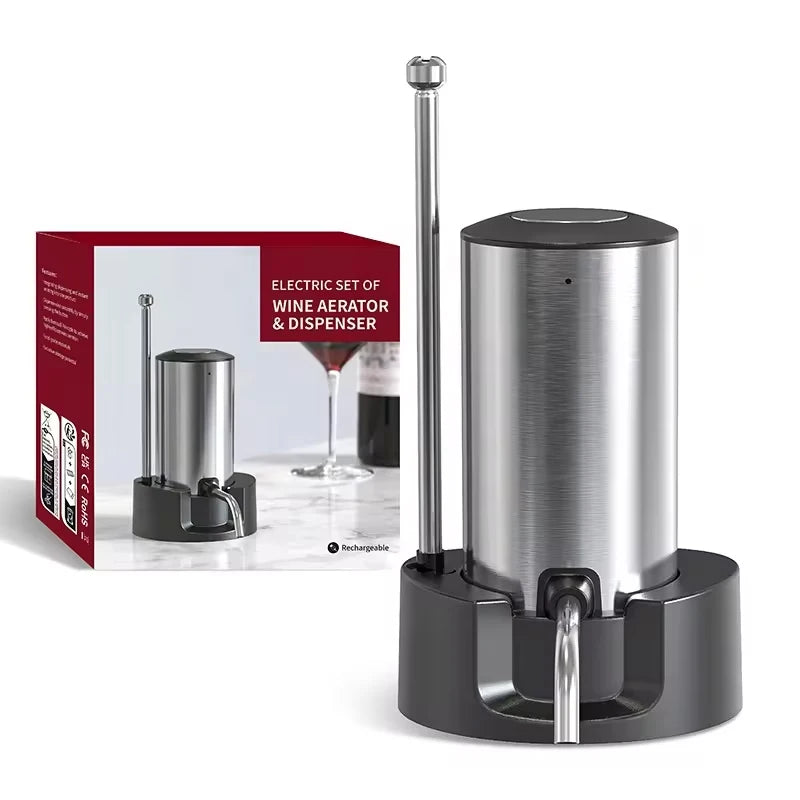 Intelligent Electric Wine Aerator and Dispenser Automatic Wine Dispenser Bar Tools TYPE-C Rechargeable