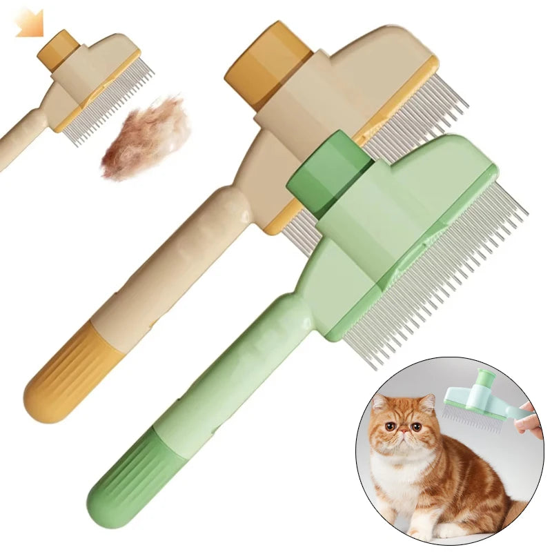 Cat Grooming Massage Brush, Pet Comb, Professional Open Knot Pet Hair Removal Brush, Durable kitten comb, Pet Accessories