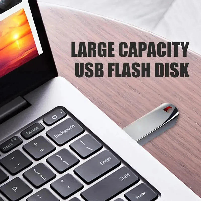 New 2TB USB3.2 Flash Drive Super High Speed Data Transfer 1TB Large Capacity Ultra-Fast Portable Storage Sleek Durable U Disk