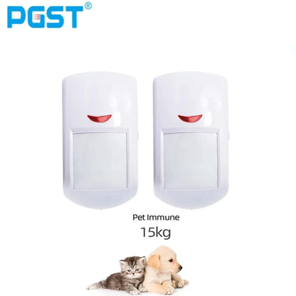 PGST intelligent alarm device, 433MHZ anti-robot terminal detector, smart life control, human body detector, smoke alarm