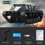 2.4G JJRC C8812 Full Scale Tracked RC Tank, Remote Control Tank With 360° Rotation Drift, RC Model Off-Road Vehicle, Children Gift
