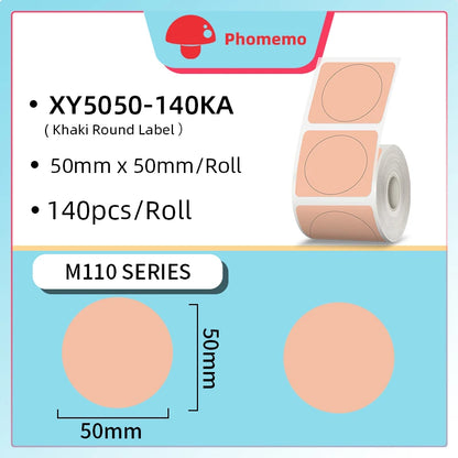 Phomemo M110 Thermal Wireless Label Printer Portable Bluetooth Sticker Mini Printer Barcode Label Maker Price Tag Printers DIY