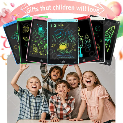 12 inch Tablets Electronic Handwriting Pad Writing Board Drawing Tablet LCD Screen Writing Tablet Digital Graphic Toys for child