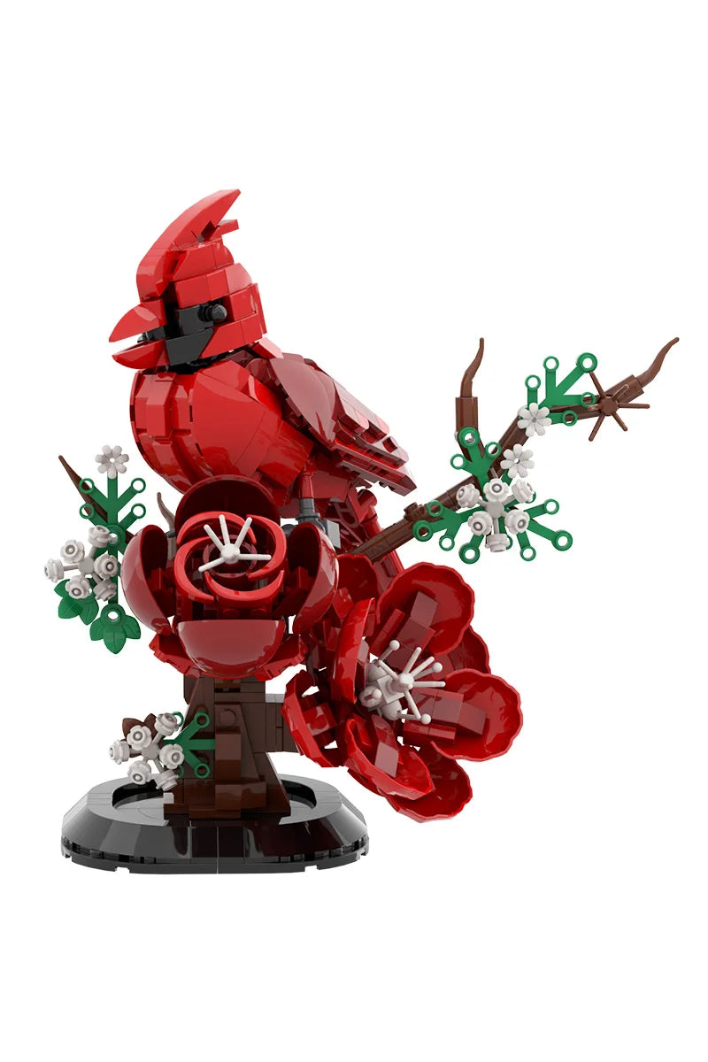 MOC Raven Model Building Blocks Sets Clever Raven Black Bird 3D Home Ornament Brick STEM Toy Adult Valentine's Day Gift