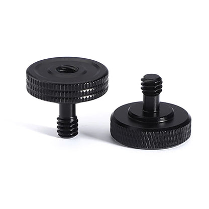 1/4" 3/8" Male Female Thread Screw, Tripod Plate Screw Mount For Camera Flash Tripod Mic, Metal Camera Accessories Mount Adapter