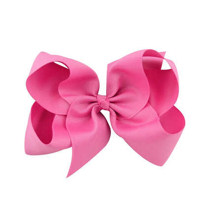 1PC Grosgrain Ribbon Solid Color Hair Bows Clip Girls Hair Clips Hairpins Barrettes Kids Baby Hair Accessories Wholesale
