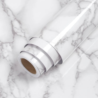 80cm Width Marble For Walls In Rolls, Vinyl Self Adhesive Waterproof Wallpaper Contact Paper, Wall Stickers Film, Kitchen Home Deco