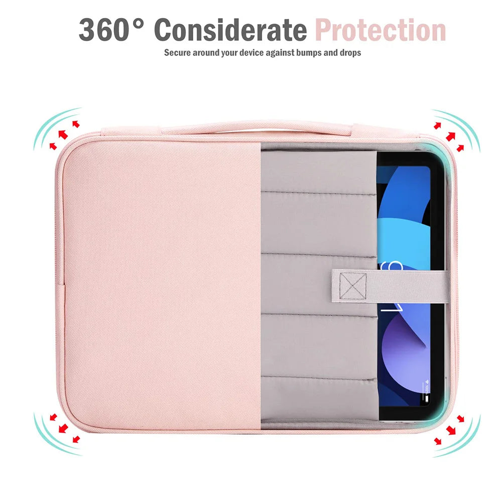 Waterproof Notebook Handle Bag Laptop Sleeve Case For Macbook Air 11 12 13 13.6 M4 M3 M2 iPad Pro 11 Tablet Bag Computer Handbag