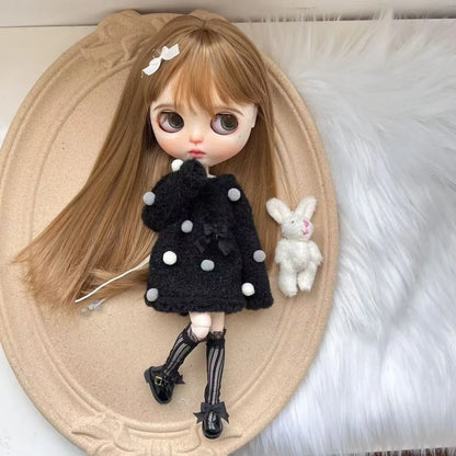 Fashion 1/6 Blythe Doll Clothes Sweater Set Barbir Doll Replace Clothes Ob24 Doll Outfit Accessories No Socks