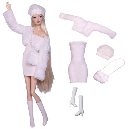 Doll Outfits For 11.5 Inch Doll, Doll Shoes, Princess 1/6 Doll Clothes, Dolls Accessories For BJD Doll Dress, DIY Gift Toy  JJ, NK