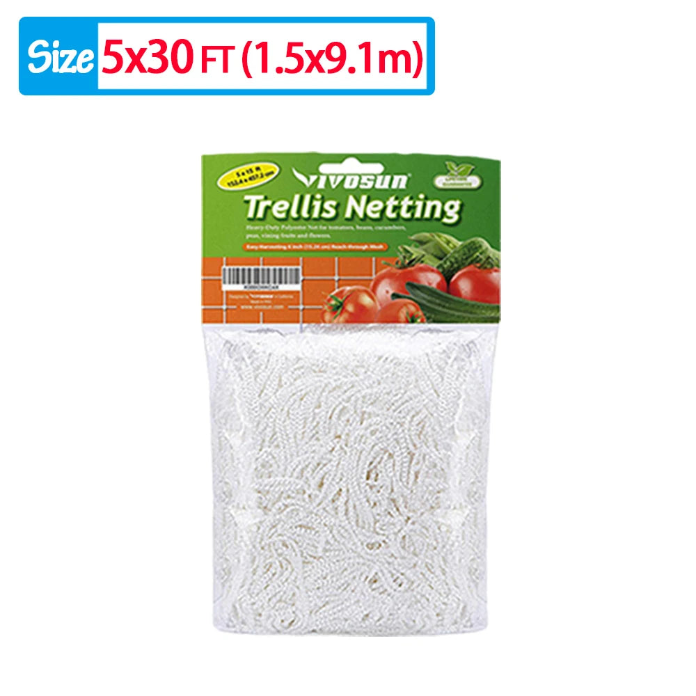 Garden Climbing Net Trellis Netting Heavy-Duty Plant Support Stand for Flowers Vegetable Vine Orchard Gardening Tools