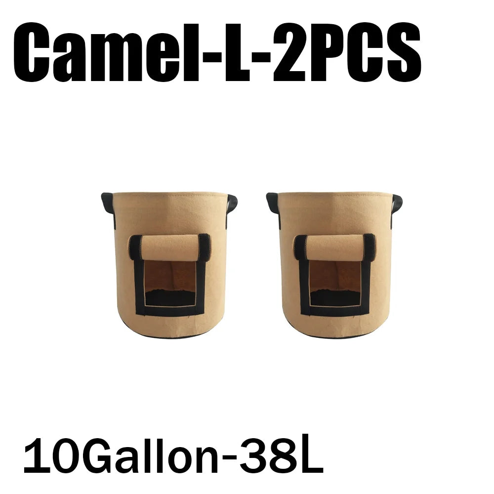 3Styles Felt, plant grow bags, nonwoven fabric garden potato pot, greenhouse vegetable growing bags, moisturizing vertical tools