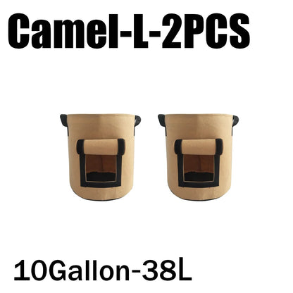 3Styles Felt, plant grow bags, nonwoven fabric garden potato pot, greenhouse vegetable growing bags, moisturizing vertical tools