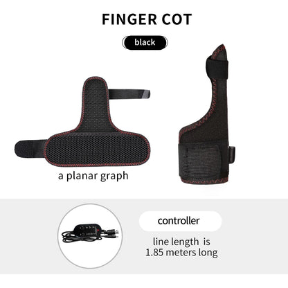 Electric Heating Thumb Support - Vibration Massager Hot Compress Relieves Wrist Fatigue Discomfort 3-Level Timer Tenosynovitis