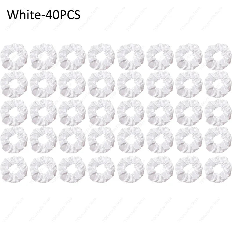 LED Luminous Scrunchies Hairband Women Glowing Elastic Hair Tie Hair Rope Girl Glow in the Dark Party Supplies Hair Accessory