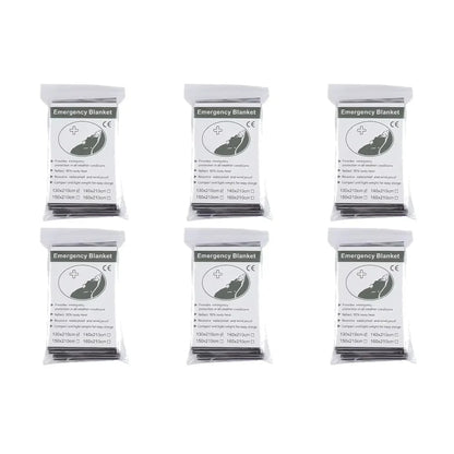 1-10PCS Emergency Blanket Outdoor Survive First Aid Military Rescue Kit Windproof Waterproof Foil Thermal Blanket for Camping