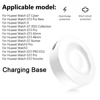 Base de carga magnética para Huawei Watch 3, 3 Pro, ECG, GT2, GT3 Pro y Honor Watch Dream, Magic 2