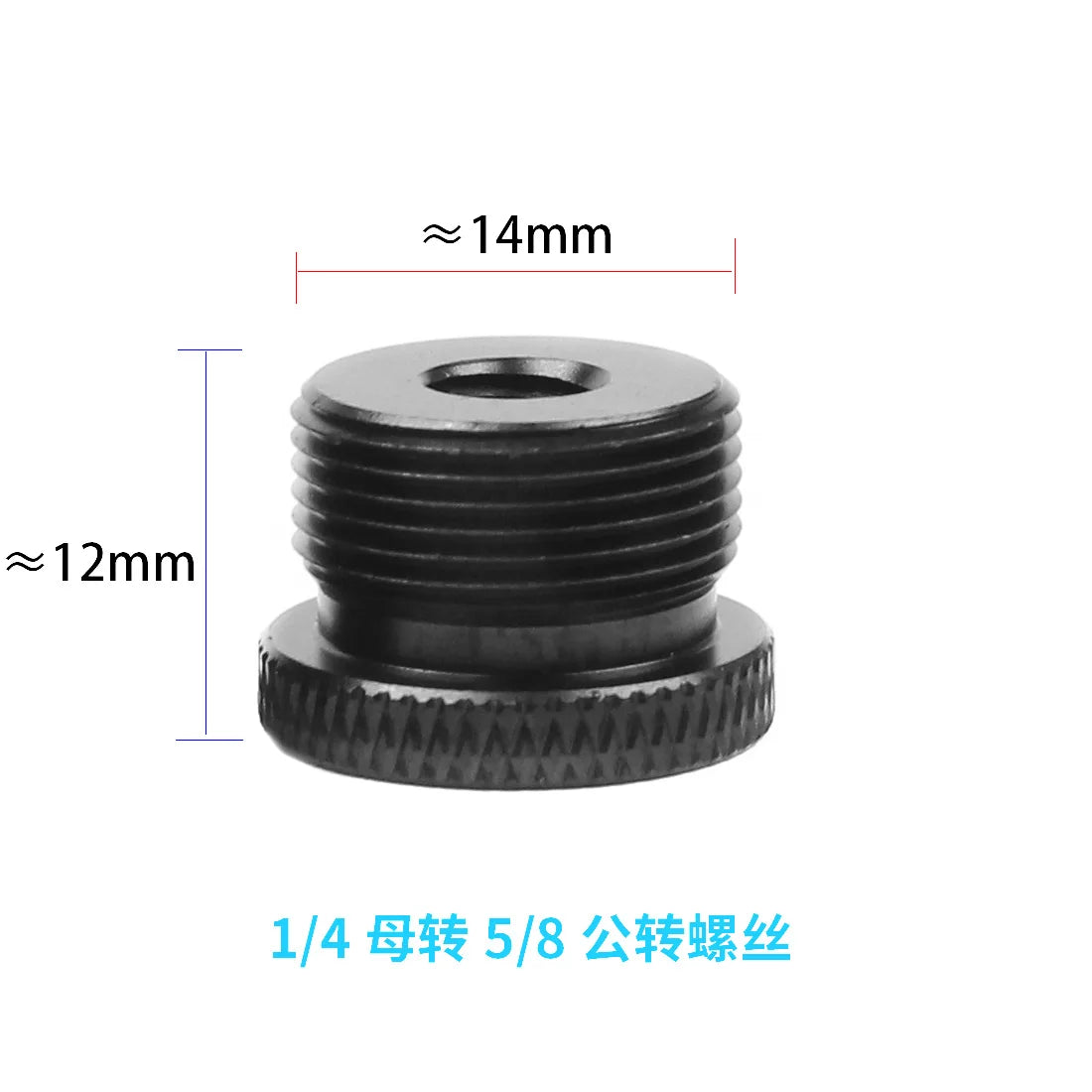 Microphone Holder Extended Rod 5/8"-27 5/8 1/4 3/8 Male Female Screw Converter Adapter Mic Stand Mount Tripod Camera Conversion