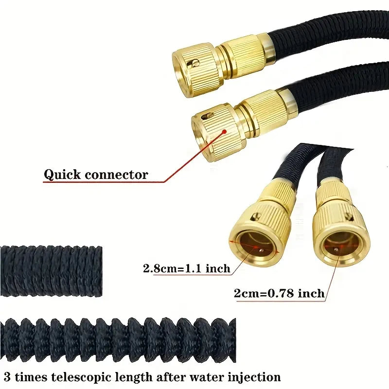 Best Selling Garden Hose, Flexible Hose, Garden Watering Pipe, Double Latex High Pressure Car Wash Hose, Gardens Supplies, Irrigation