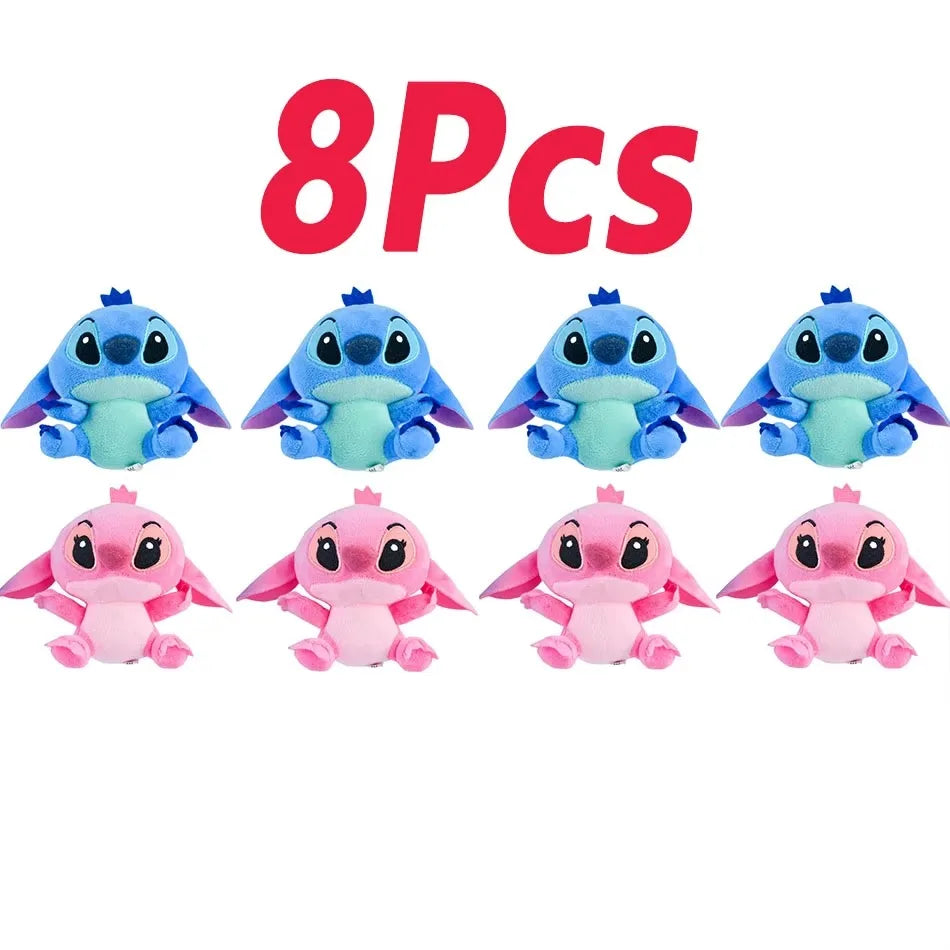 2028 New 12cm 20cm 25cm Stitch Stuffed Plush Models Cartoon Stuffed Plush Dolls Anime Plush Baby Toys Kawaii Kids Birthday Gifts