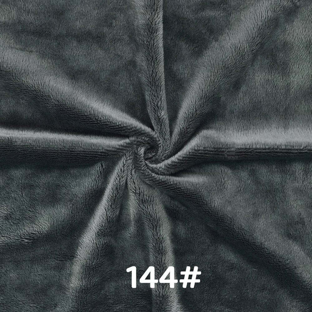 5mm Pile Length Soft Minky Fabric Sewing For Cotton Doll Hair Thicken Encryption Fabric Plush Single Sided Stuffed Animals Toys
