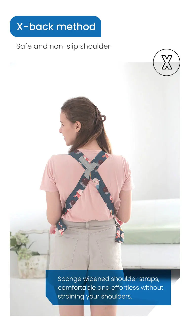 PANGDUBE Ergonomic Baby Carrier Kangaroo Baby Sling Newborn Wrap for Outdoor Use Comfortable Infant Carrier for Babies & Toddlers