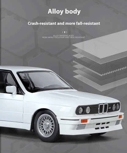 1:24 M3 E30 IM Alloy Miniature Car, Diecast Metal Model Collection Hobbies, Birthday Present With Friend Decoration Classic Car GT