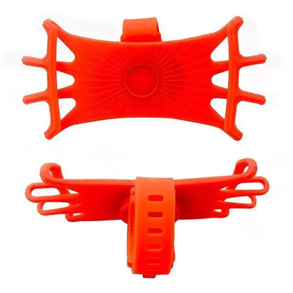 VIKEFON 360 Rotatable Mobile Phone Bicycle Holder Bike Safe Bracket Silicone Support Silicone Pull Type For All Phone Stand