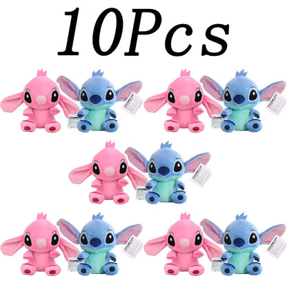2028 New 12cm 20cm 25cm Stitch Stuffed Plush Models Cartoon Stuffed Plush Dolls Anime Plush Baby Toys Kawaii Kids Birthday Gifts