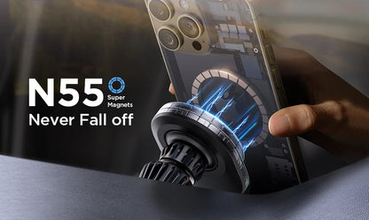 15W Magnetic Phone Holder Mount Charger, Fast Wireless Car Charger for iPhone 16/15/14/13, Air Vent Car Phone Mount 1/2pcs, JOYROOM