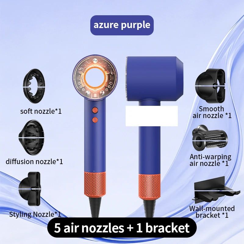 High Wind Home Negative Ion Silent Hair Dryer 1700W Intelligent Sensing Easy Hair Care Say Goodbye to Hot Hair Troubles