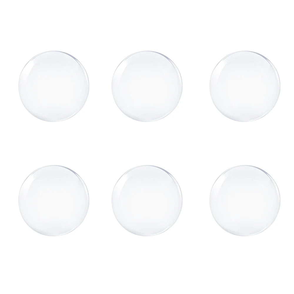 Round Transparent Soft Silicone, Door Stopper, Muffler, Wall Protector, Self-adhesive Door Handles Bumper