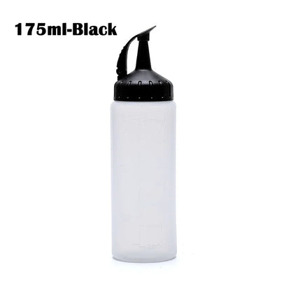 175ML/350ML Large Squeeze Bottle Condiment Bottles with Nozzles Ketchup BBQ Sauces Oil Bottle Dispenser Squeeze Sauce Bottles