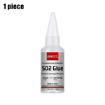502 Super Adhesive - Quick Drying Cyanoacrylate, Suitable for Leather, Rubber, Metal, Strong Adhesive, Colorless and Transparent